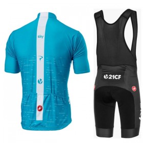 Tenue Cycliste et Cuissard à Bretelles 2018 Team Sky N002